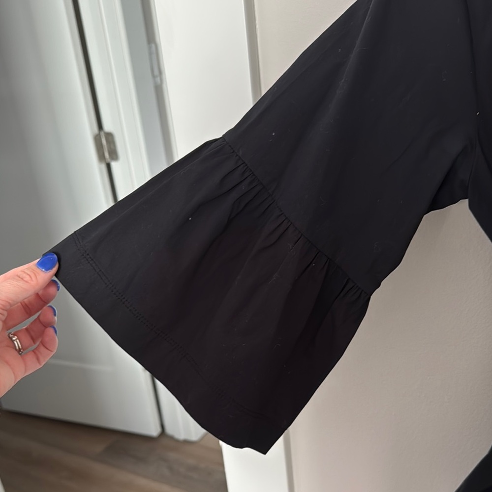 Veronica Beard Black Button Dress - Picture 3 of 4